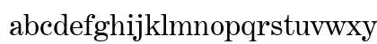 Century_Expanded Regular Lowercase Preview