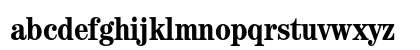 ITC Century Bold Condensed Lowercase Preview