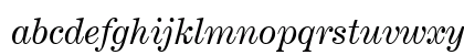 CenturyExpd BT Italic Preview