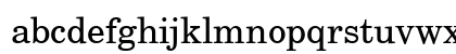 CenturySchLTU Regular Lowercase Preview