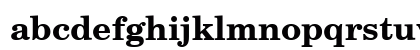 CenturySchLUN Bold Lowercase Preview