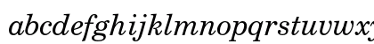 Century Schoolbook Italic Preview