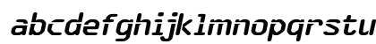 Cerelon Bold Italic Lowercase Preview