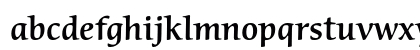 ITC Cerigo Std Medium Lowercase Preview