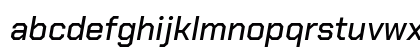 Chakra Petch Medium Italic Lowercase Preview