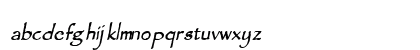 Chalk-Condensed Bold Italic Lowercase Preview
