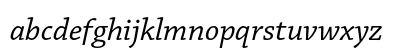 Chaparral Pro Italic Preview