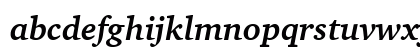 Charter Bd BT Bold Italic Lowercase Preview