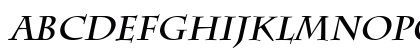 Chattsworth Bold Italic Lowercase Preview