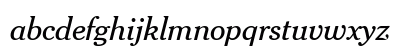 Cheltenham Book Italic Lowercase Preview