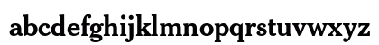 Cheltenham Bold Regular Lowercase Preview