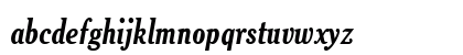CheltenhamCond Bold Italic Lowercase Preview