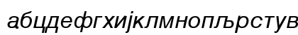 CHelvItalic Regular Preview