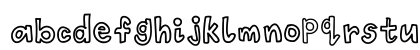 Childscribble By Reka Regular Lowercase Preview