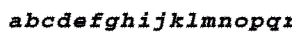Chisel-Spiked Italic Preview