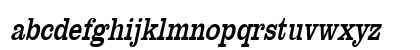 Clare Condensed Italic Lowercase Preview