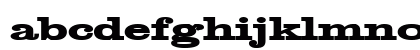 Clare Extended Bold Lowercase Preview