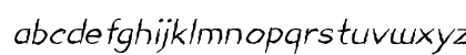 Clawesome Italic Lowercase Preview