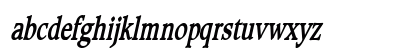 Clayton Thin Bold Italic Lowercase Preview