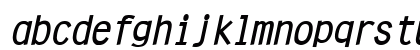 Clean Bold Italic Lowercase Preview