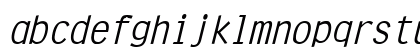 Clean Italic Lowercase Preview
