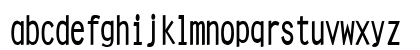 Clean-Condensed Bold Lowercase Preview