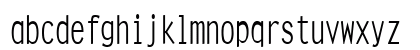Clean-Condensed Normal Lowercase Preview