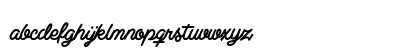 Clear Line PERSONAL USE ONLY Regular Lowercase Preview