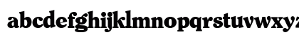 Clearface ITC BQ Black Lowercase Preview