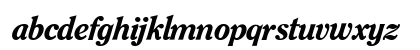 Clearface ITC BQ Heavy Italic Preview