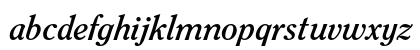 ITC Clearface Bold Italic Preview