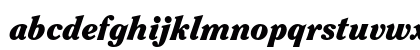 ITC Clearface Std Black Italic Lowercase Preview
