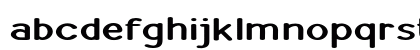 Clearwater Expanded Bold Lowercase Preview
