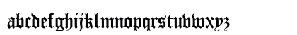 Cloister Regular Lowercase Preview