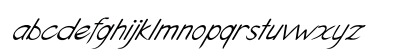 Cloverleaf Italic Lowercase Preview