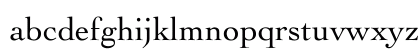 Cochin Regular Lowercase Preview