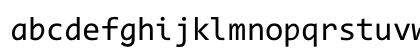 CodeNewRoman NF Book Lowercase Preview
