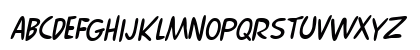 Comix kursiv Lowercase Preview