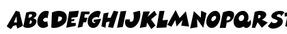 ComixHeavy Italic Lowercase Preview