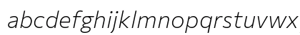 Commissioner ExtraLight Italic Preview