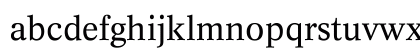 Concord Regular Lowercase Preview