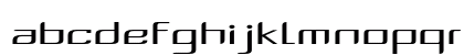 Corina Extra-expanded Regular Lowercase Preview