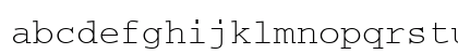 CourierMGR Regular Lowercase Preview
