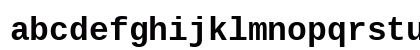 Cousine NF Bold Lowercase Preview
