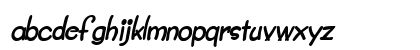 Crayon Bold Italic Lowercase Preview