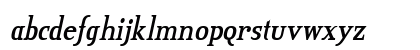 Credit Valley Bold Italic Lowercase Preview