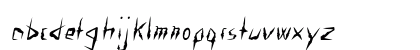 Creepflick Italic Lowercase Preview