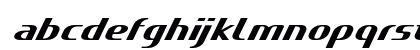 Crevil Black Expanded Italic Lowercase Preview