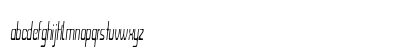 Crevio Extra-condensed Italic Lowercase Preview