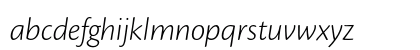 Cronos Pro Light Subhead Italic Lowercase Preview